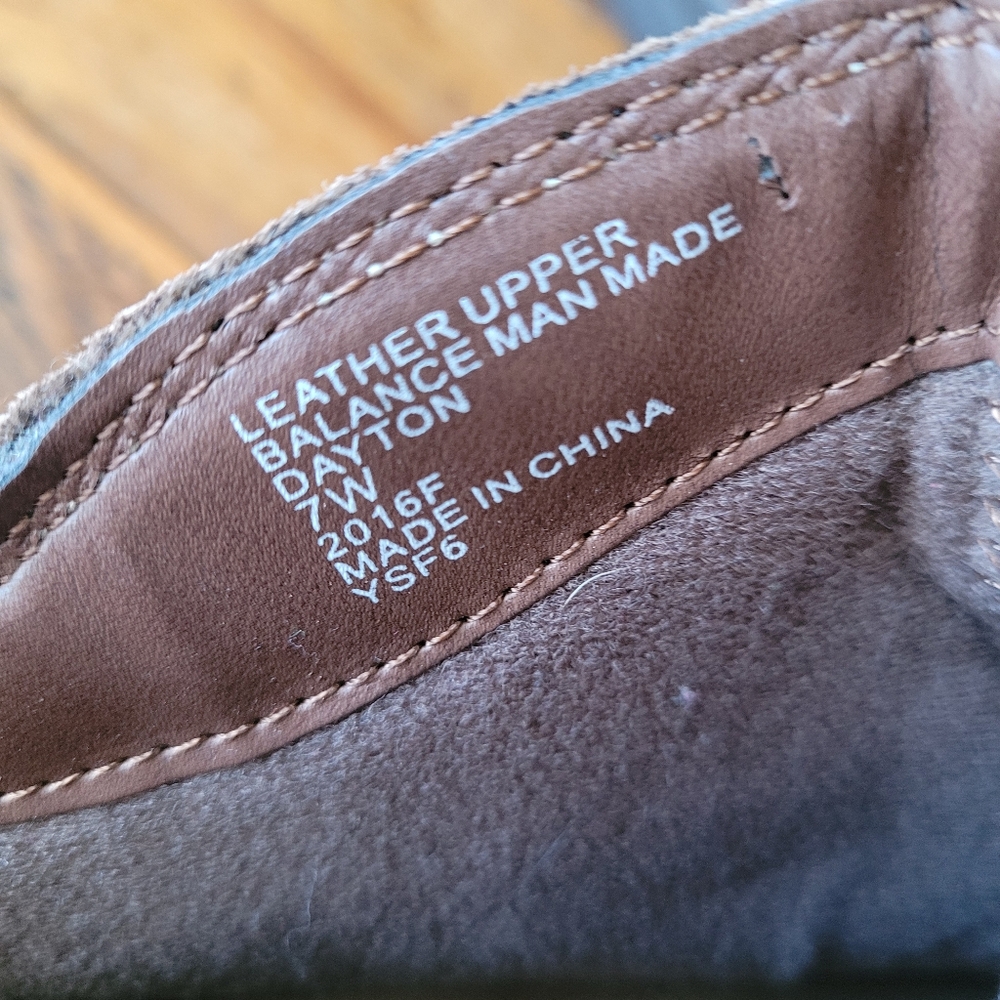 Earth Origins Leather And Suede Ankle Boots W/ Buckle - Picture 5 of 12